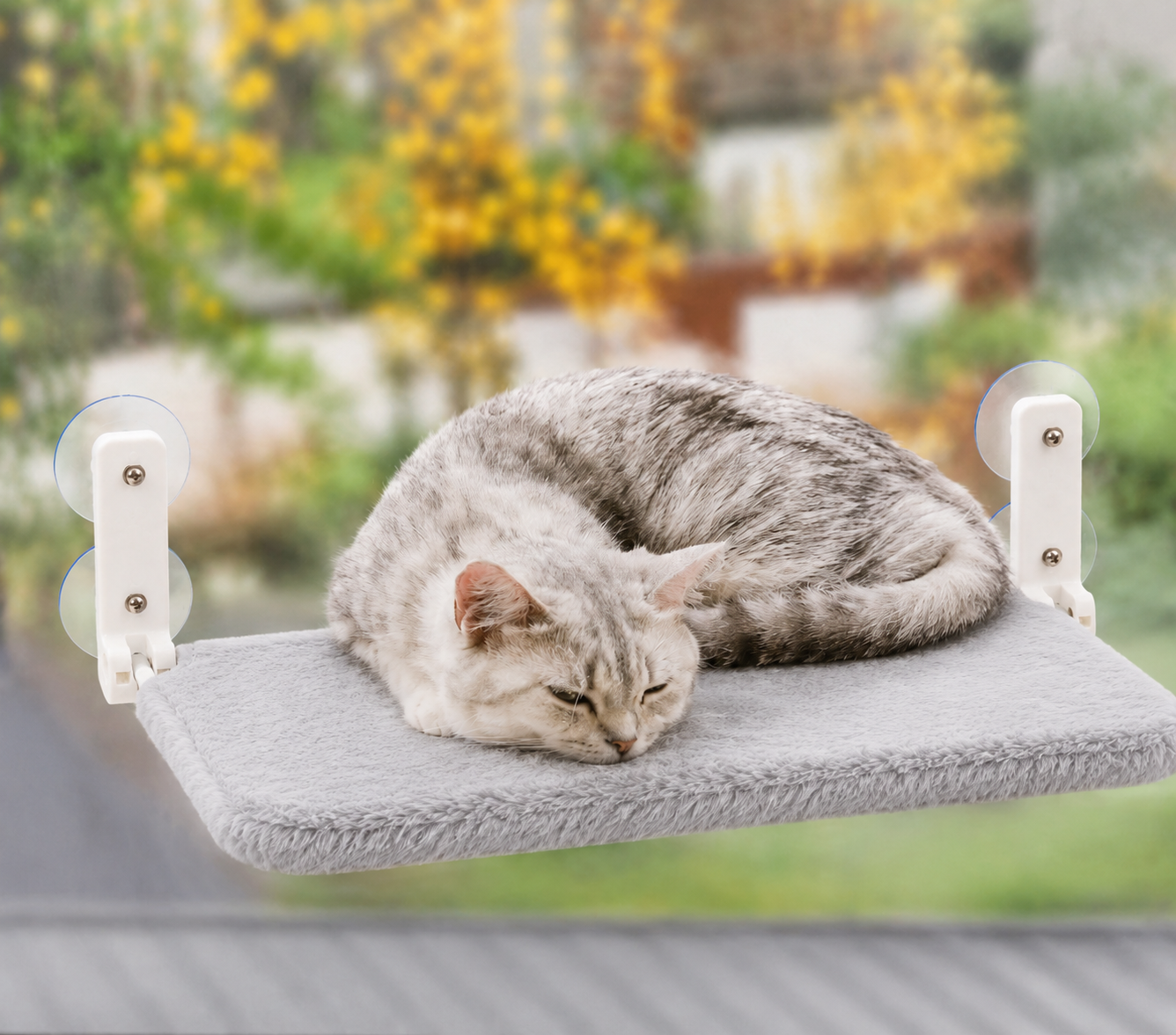 Cat Window Perch & Hammock | Sunny Suction Cup Seat