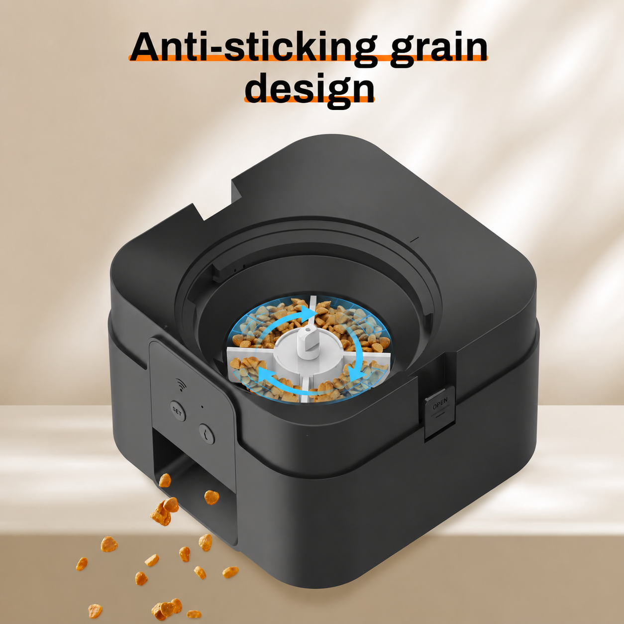Automatic Pet Feeder | WiFi App, Voice & Battery Backup