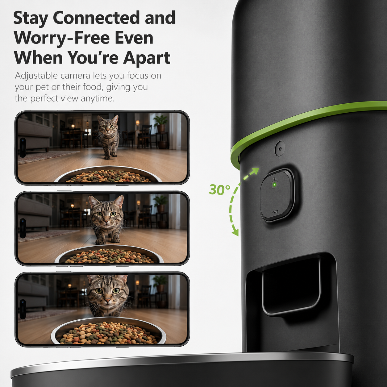 Automatic Pet Feeder with 1080P Camera & App Control