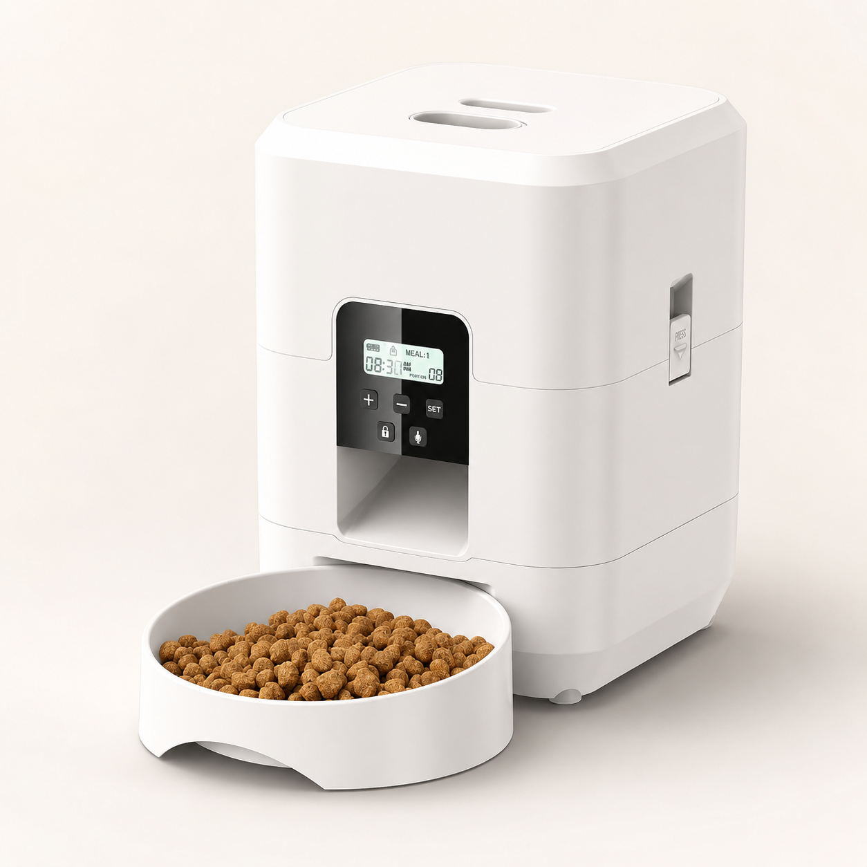 Automatic Pet Feeder | WiFi App, Voice & Battery Backup