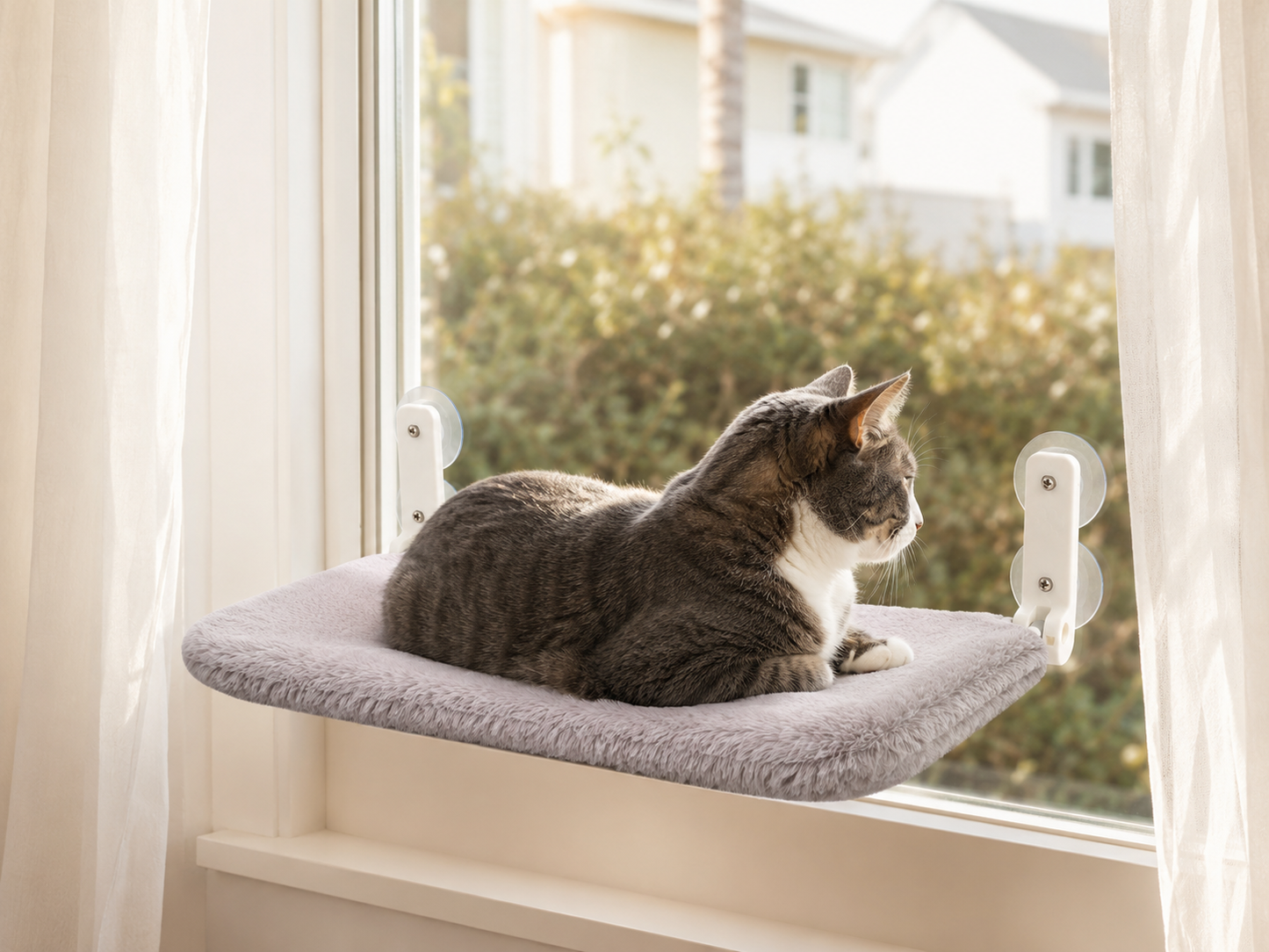 Cat Window Perch & Hammock | Sunny Suction Cup Seat
