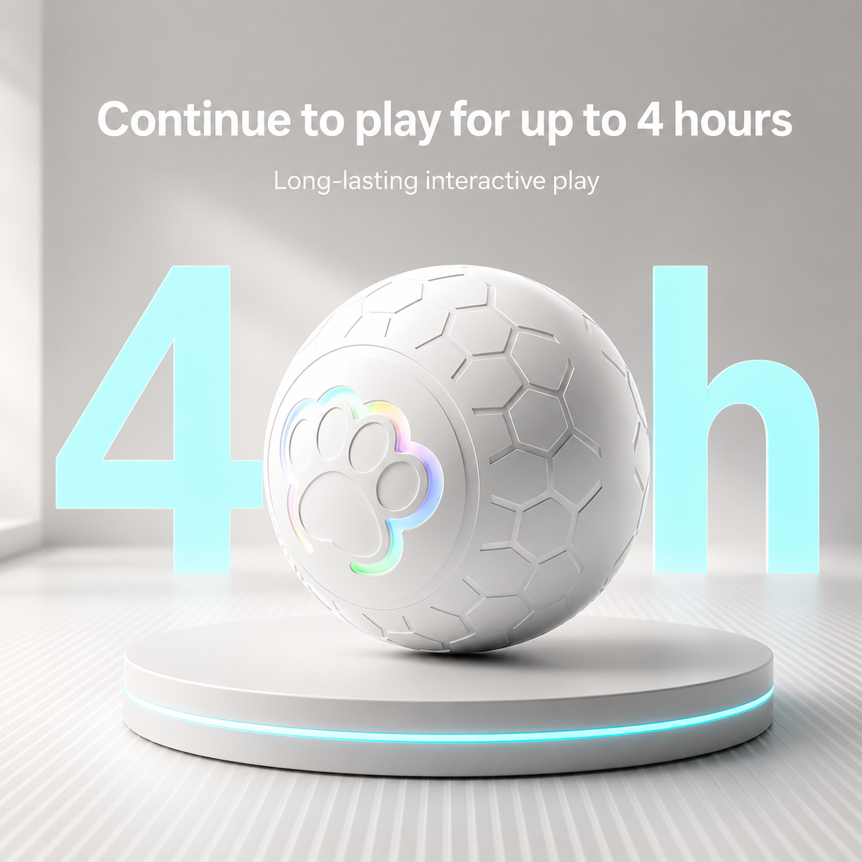 Interactive Dog Ball | Self Rolling Smart Pet Toy