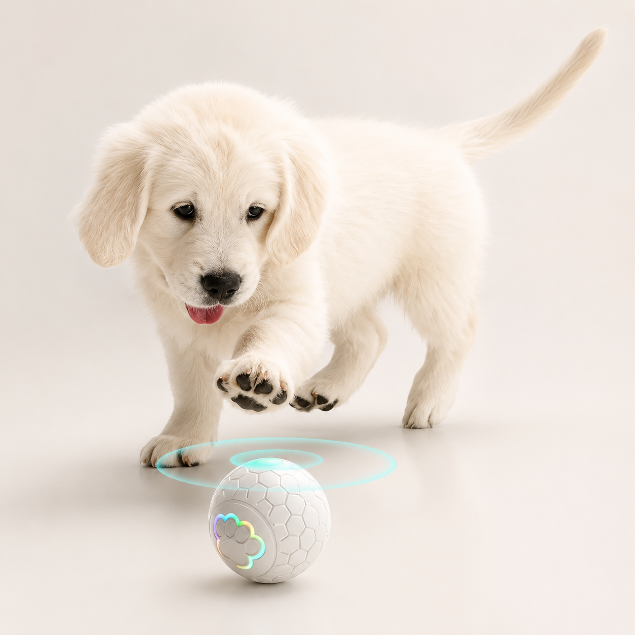 Interactive Dog Ball | Self Rolling Smart Pet Toy