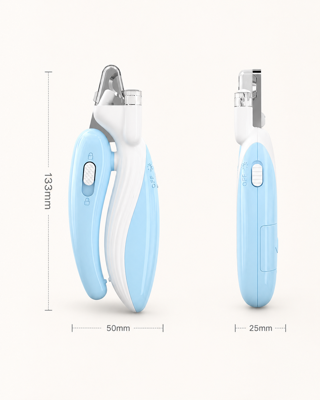 LED Dogs & Cats Nail Clipper | Trim Black Nails Safely