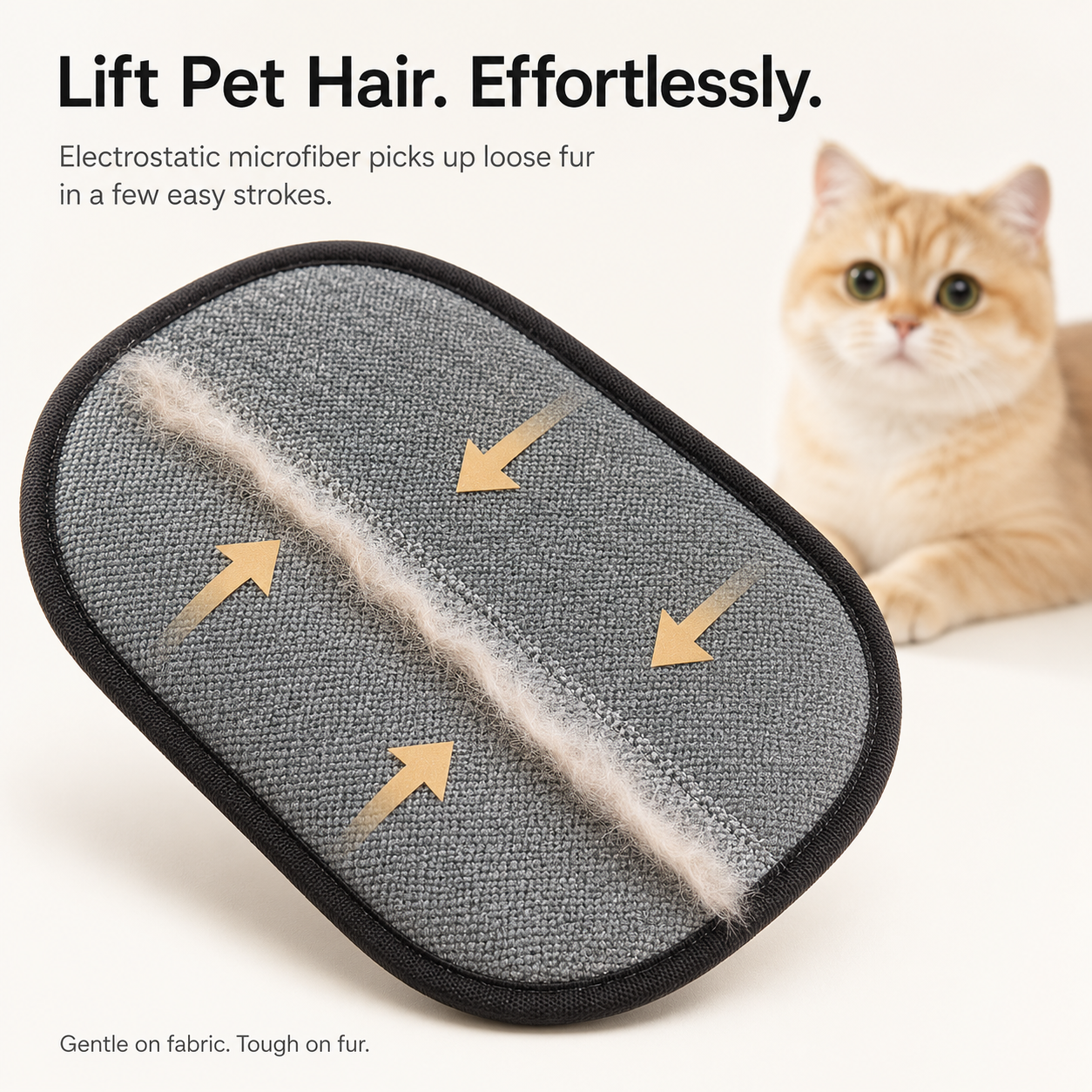 Reusable Pet Hair Remover Glove for Cats & Dogs