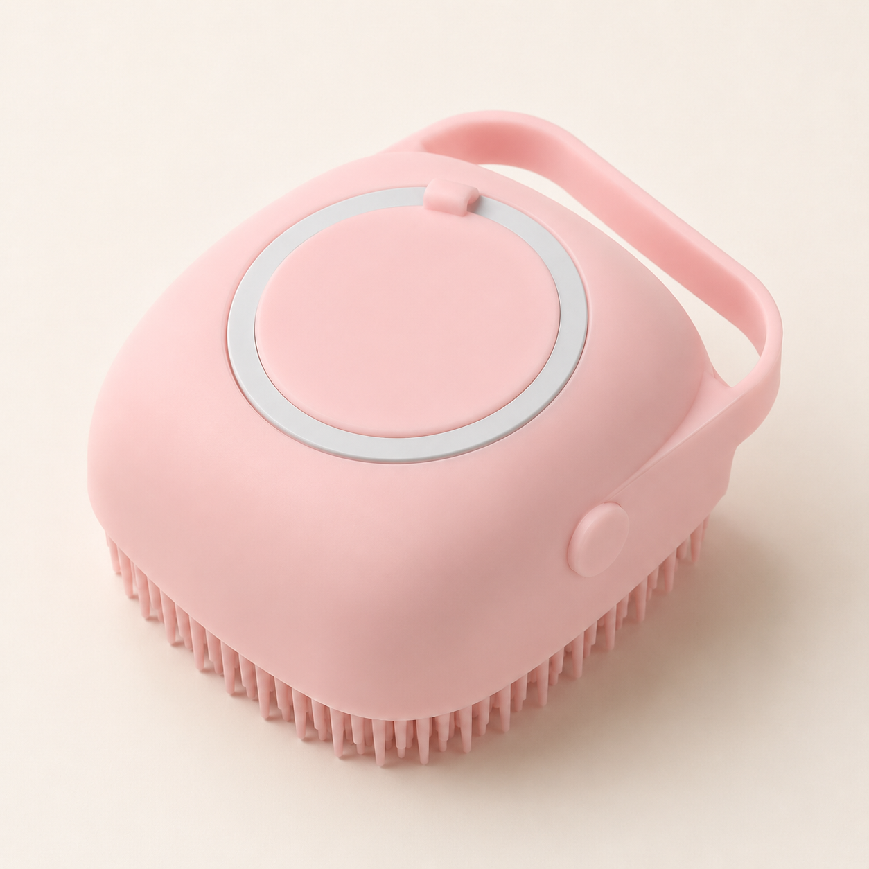 2 in 1 Pet Bath Brush & Shampoo Dispenser | Soft Silicone