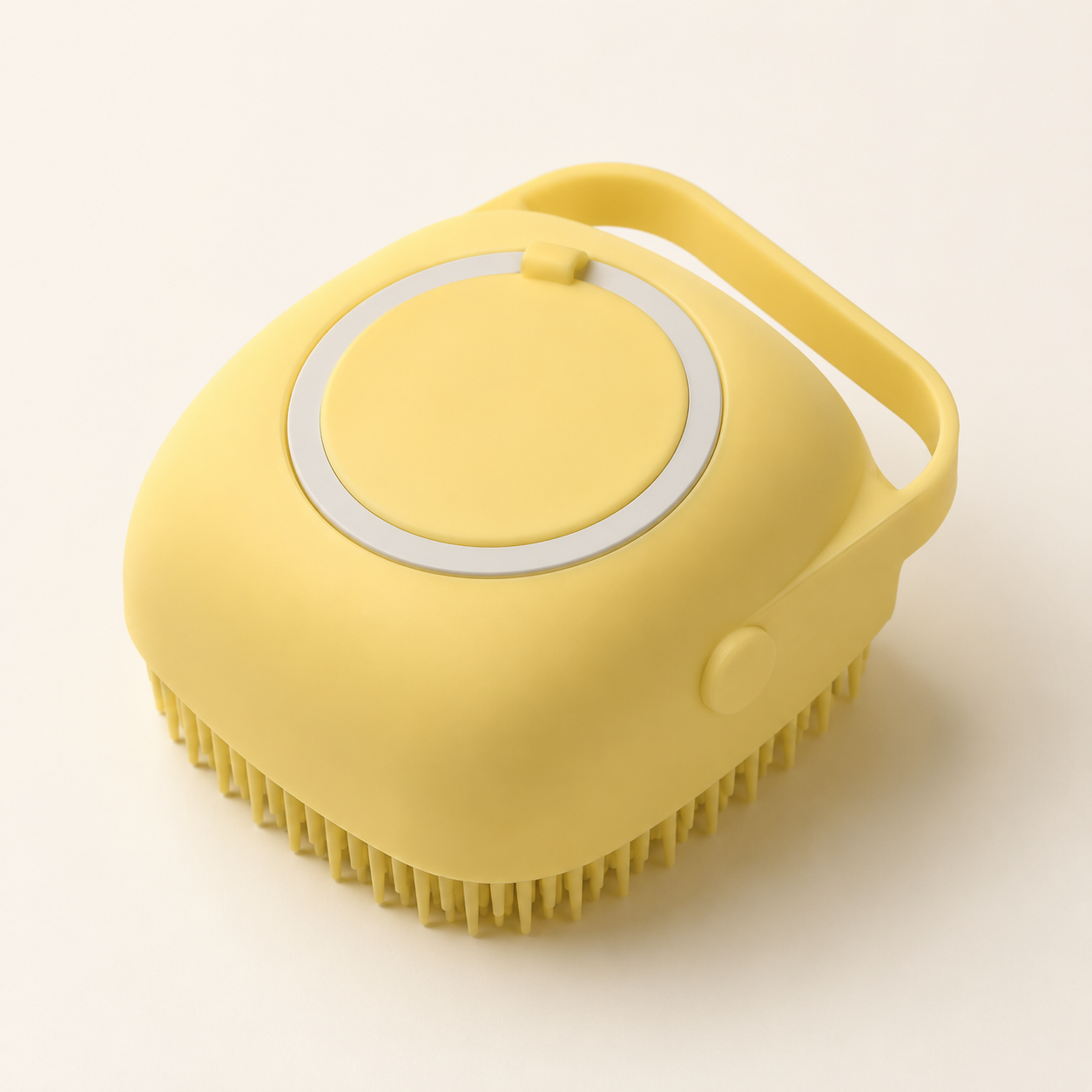 2 in 1 Pet Bath Brush & Shampoo Dispenser | Soft Silicone