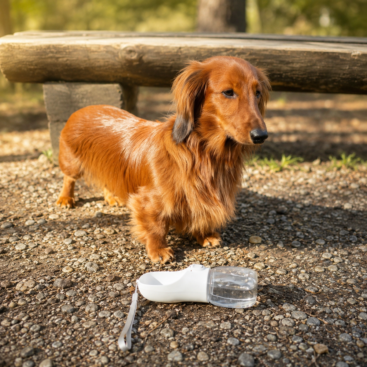 Portable Dog Water Bottle | Leakproof Travel Bowl
