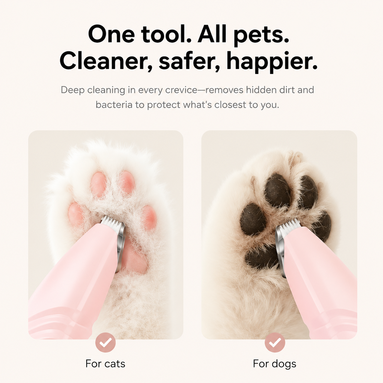 Quiet Pet Trimmer for Dogs & Cats | Paw, Face & Sanitary Clipper