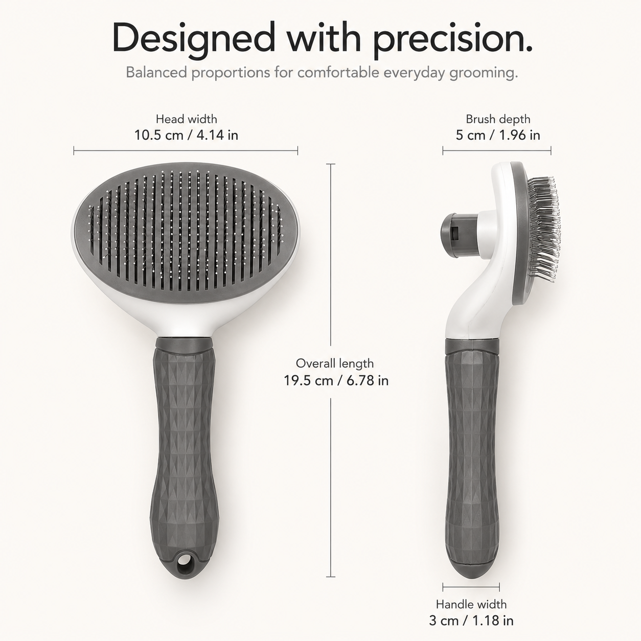 Self Cleaning Pet Brush for Dogs & Cats