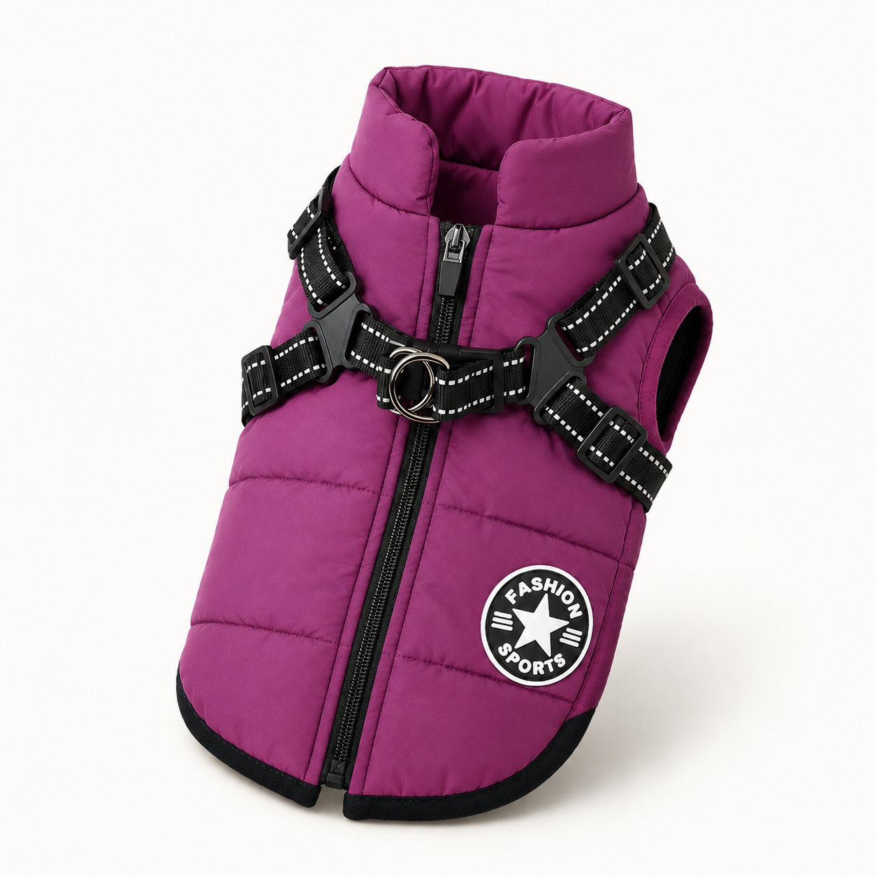 Waterproof Dog Winter Coat with Built In Harness | Small Dogs
